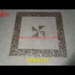 Pattern Pichkari On White Marble Floor Tile