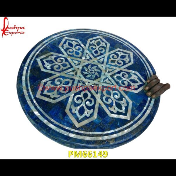 Lapis Lazuli Stone Table Top With MOP Inlay PM66149 pietre dure,pietra dura table,pietra dura,marble medallions,marble inlay tables,marble inlay,marble floor medallions,brass inlay marble tile,white marble inlay table tops,travertin.jpg