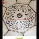 Flower Pichkari And White Marble Floor Tile