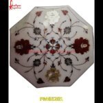 White Marble Pichkari Medallion