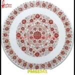 Red Jasper Pichkari On White Marble Table Top