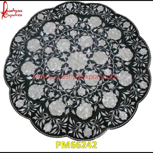 MOP Inlay On Black Marble Medallion PM66242 marble inlay crafts,marble inlay coffee table,marble inlay coasters,marble inlay chess board,marble inlay box,marble inlay border,marble inlay art,marble foyer medallion,marble flo.jpg