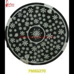 MOP Motif On Black Marble Table Top