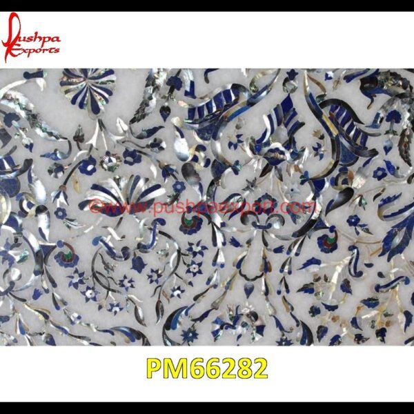 White Marble Table Top With MOP And Lapis Lazuli Pichkari PM66282 pietra dura dining table,pietra dura cabinet,pietra dura box,pietra dura art,mughal pietra dura,stone inlay globe,stone for inlay,pietre dure,pietra dura table,pietra dura,marble m.jpg