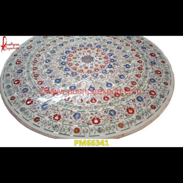 Beautiful Semi Precious Stone Pichkari On White Marble Table Top PM66341 marble inlay floor,marble inlay elephant,marble inlay dining table,marble inlay desk,marble inlay design,marble inlay crafts,marble inlay coffee table,marble inlay coasters,marble.jpg