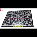 MOP Motif Inlay On Black Marble Table Top