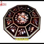 Decagonal Shaped Pietra Dura Marble Table Top