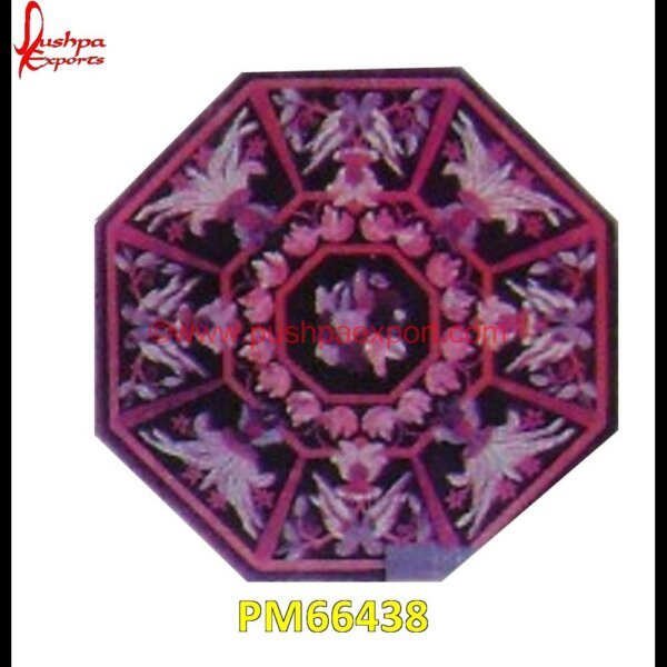 Flower Pietra Dura Work Medallion PM66438 mughal pietra dura,mosaic marble medallions,metal inlay in stone,medallion marble floor decor,marble tile medallions,marble mosaic medallion,marble medallion floor tile,marble inla.jpg