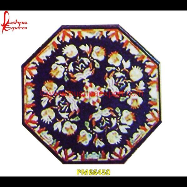 Marble Table Top With Pietra Dura Work PM66450 marble inlay tiles,marble inlay table tops,marble inlay panel,marble inlay medallion,marble inlay handicrafts,marble inlay furniture,marble inlay flooring italy,marble inlay floor,.jpg