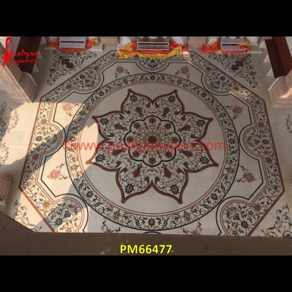 Inlay Work On White Marble Floor Tile PM66477 marble inlay tables,marble inlay,marble floor medallions,brass inlay marble tile,white marble inlay table tops,travertine mosaic medallion,taj mahal inlay stones,stone wood inlay,s.jpg