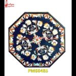 Pietra Dura Work Flower Inlay Table Top