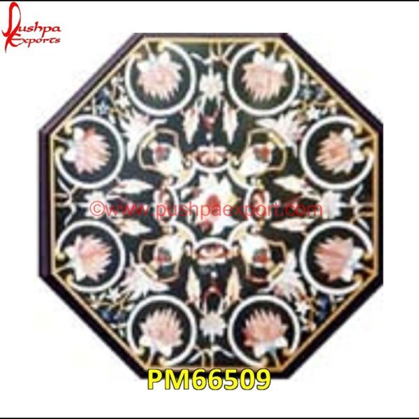 Pietre Dure Work Table Top Of Marble PM66509 pietre dure,pietra dura table,pietra dura,marble medallions,marble inlay tables,marble inlay,marble floor medallions,brass inlay marble tile,white marble inlay table tops,travertin.jpg