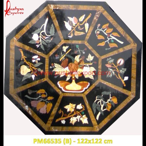 PM66535 (B) - 122x122 cm pietra dura dining table,pietra dura cabinet,pietra dura box,pietra dura art,mughal pietra dura,mosaic marble medallions,metal inlay in stone,medallion marble floor decor,marble ti.jpg