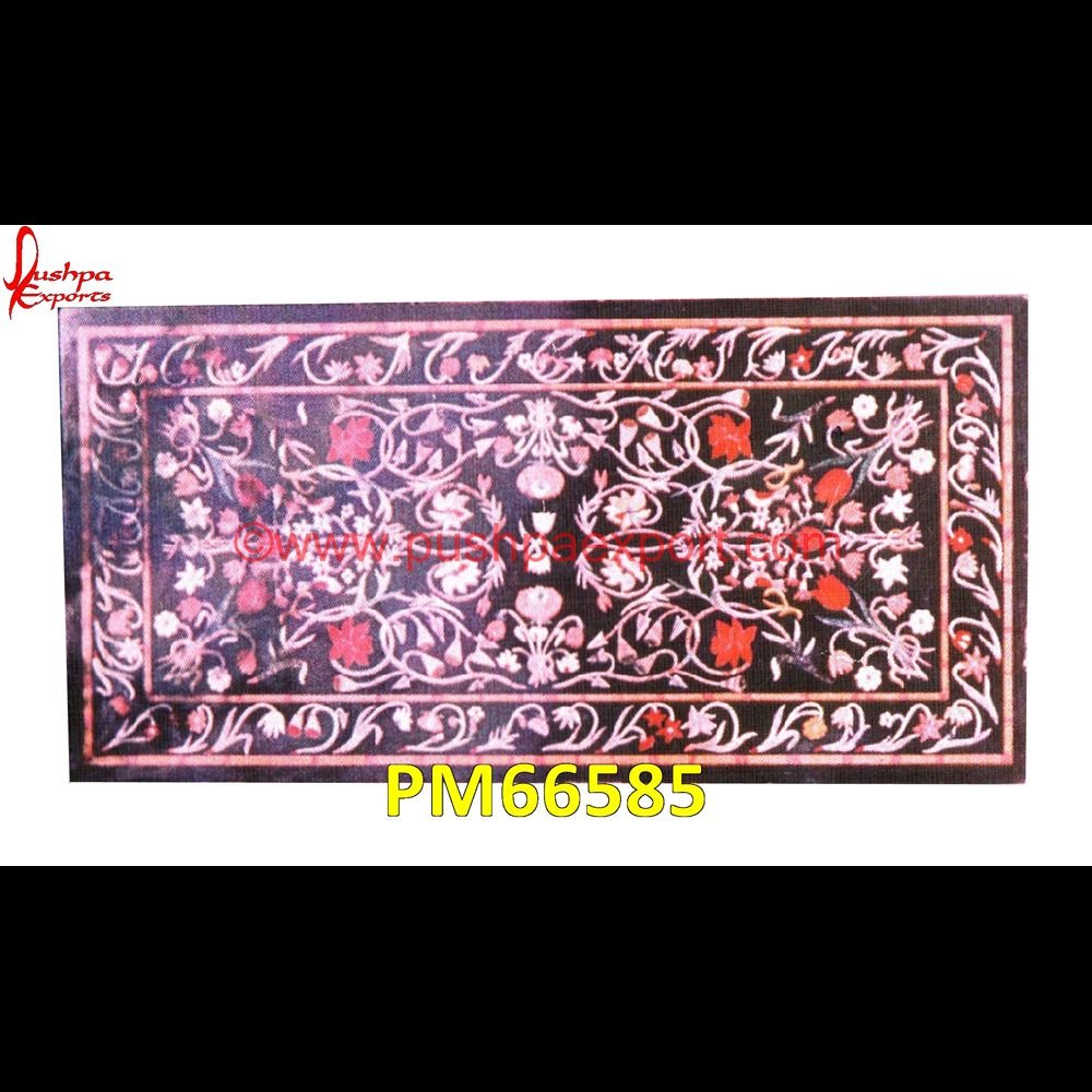 Inlay Handcrafted Black Marble Table Top PM66585 marble inlay work,marble inlay tray,marble inlay tiles,marble inlay table tops,marble inlay panel,marble inlay medallion,marble inlay handicrafts,marble inlay furniture,marble inla.jpg
