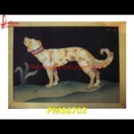 Dog Art Inlay Stone Table Top