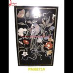 Pattern Inlay Black Marble Table Top