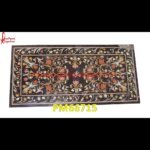 Floral Pichakari Black Marble Top