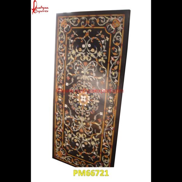 Design Pichakari Black Marble Medallion PM66721 brass inlay marble tile,white marble inlay table tops,travertine mosaic medallion,taj mahal inlay stones,stone wood inlay,stone inlay work,stone inlay table tops,stone inlay furnit.jpg