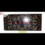 Design Pietre Dure Black Marble Table Top