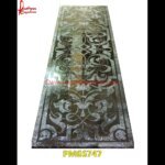 Black Marble Inlay Rectangular Table Top