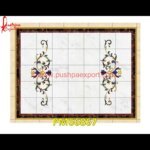 Pattern Inlay Natural Marble Stone Table Top