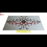 Pattern Design Pietra Dura On White Marble Table Top