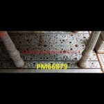 Pichakari Inlay White Marble Floor