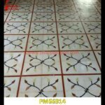 Leaves Motif Pietra Dura Marble Floor