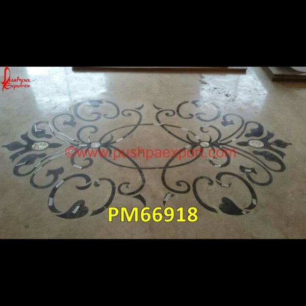 MOP And Black Marble Inlay Italian Marble Floor PM66918 marble inlay art,marble foyer medallion,marble floor inlay designs,stone inlay globe,stone for inlay,pietre dure,pietra dura table,pietra dura,marble medallions,marble inlay tables.jpg