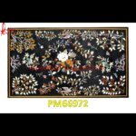 Handicraft Inlay Black Marble Table Top