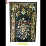 Pietra Dura Black Stone Table Top