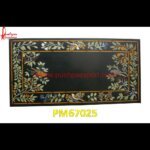 Inlay Black Stone Rectangular Table Top