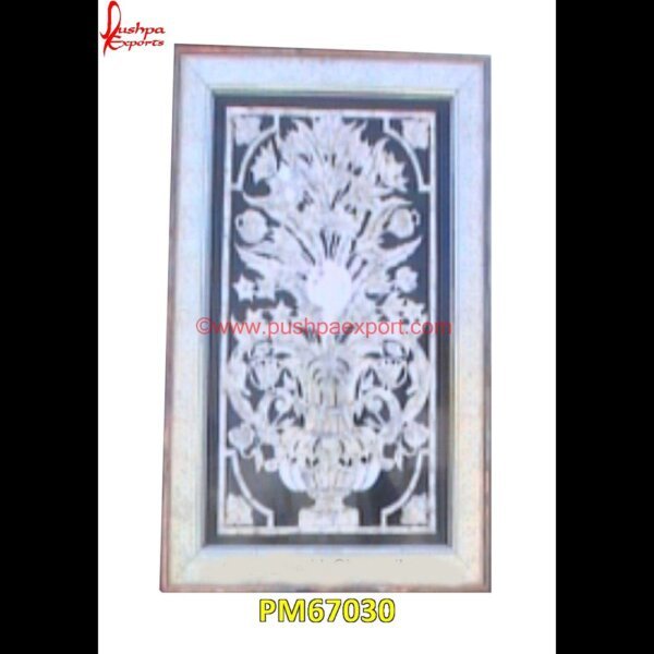 Inlaid White Marble Wall Panel PM67030 marble medallions,marble inlay tables,marble inlay,marble floor medallions,brass inlay marble tile,white marble inlay table tops,travertine mosaic medallion,taj mahal inlay stones,.jpg