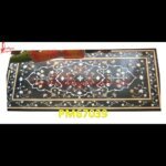 Traditional Design Inlay Black Marble Table Top