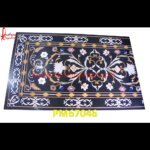 Black Marble Pietre Dure Table Top