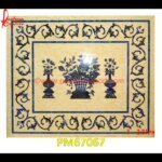 Lapiz Lazuli Stone Inlay Italian Marble Table Top