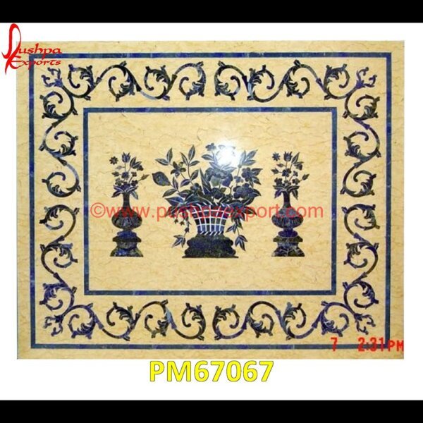 Lapiz Lazuli Stone Inlay Italian Marble Table Top PM67067 marble inlay,marble floor medallions,brass inlay marble tile,white marble inlay table tops,travertine mosaic medallion,taj mahal inlay stones,stone wood inlay,stone inlay work,ston.jpg