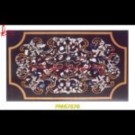 Black Marble Pietra Dura Rectangular Table Top