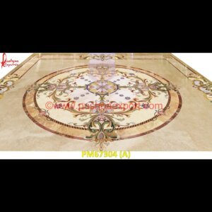 Italian Marble Inlay Floor Tile