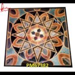 Hand Inlay Work Square Shaped Table Top