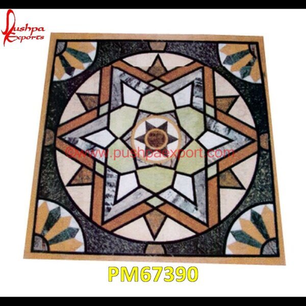 Geometric Shape Overlay Marble Table Top PM67390 white marble inlay table tops,travertine mosaic medallion,taj mahal inlay stones,stone wood inlay,stone inlay work,stone inlay table tops,stone inlay furniture,stone inlay flooring.jpg