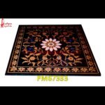 Flower Design Inlay Floor Tile