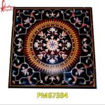 Flower And Sun Design Pietra Dura Floor Tile