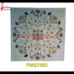 Leaf And Flower Design Inlay Marble Floor Tile