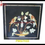 Modern Design Inlay Black Marble Table Top