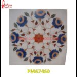 Flower And Leaf Inlay Natural Marble Stone Floor Tile