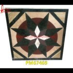 Marble Inlay Black Marble Floor Tile