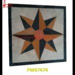 Pietra Dura Of Geometrical Shape Marble Floor Tile