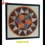 Pietre Dure Work Marble Floor Tile