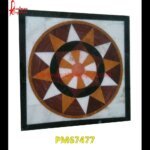 Geometry Shape Inlay Marble Tile For Floor